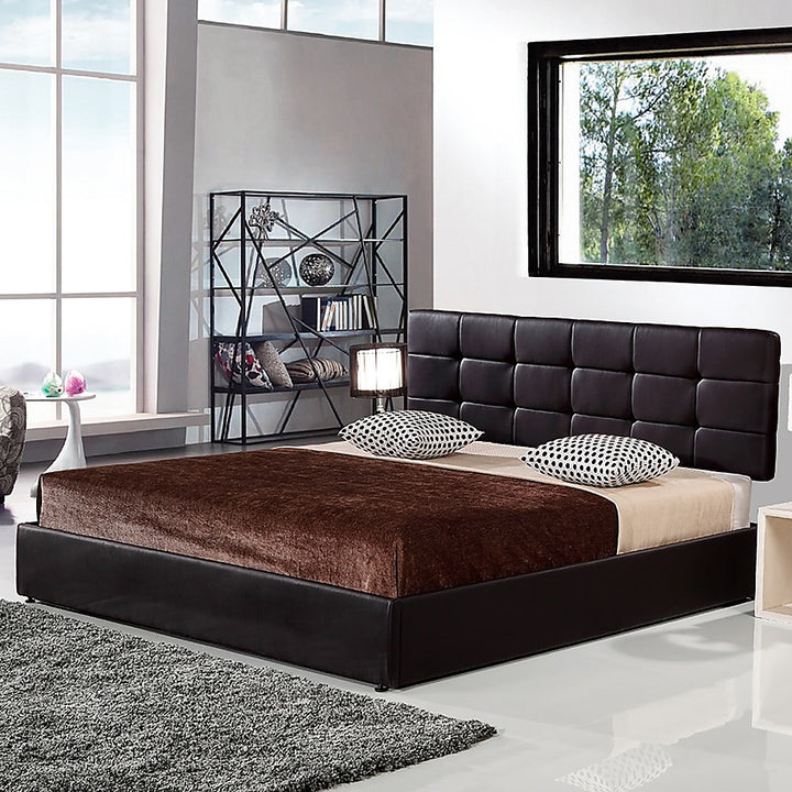 P&F BohoNest PU Leather King Bed Ensemble Frame