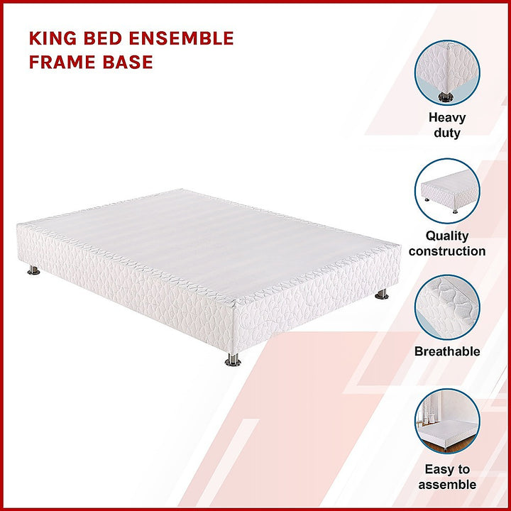 P&F King Bed Ensemble Frame Base