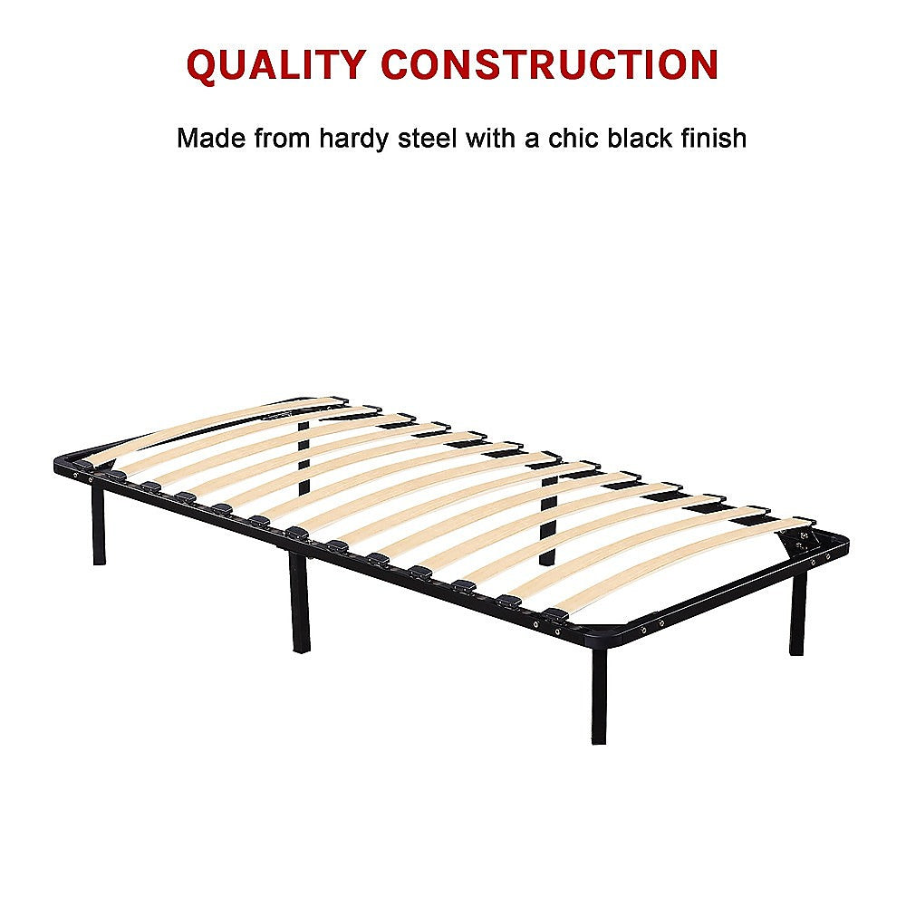 P&F Single Metal Bed Frame - Bedroom Furniture