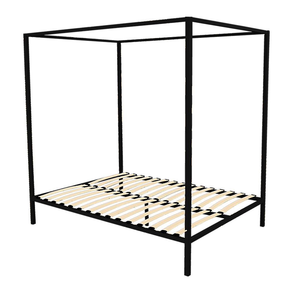 P&F DreamEz Four Poster Queen Bed Frame