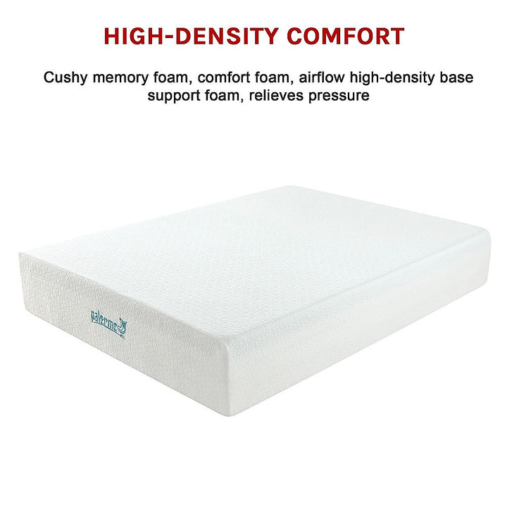 P&F Palermo Queen Mattress 30cm Memory Foam Green Tea Infused CertiPUR Approved