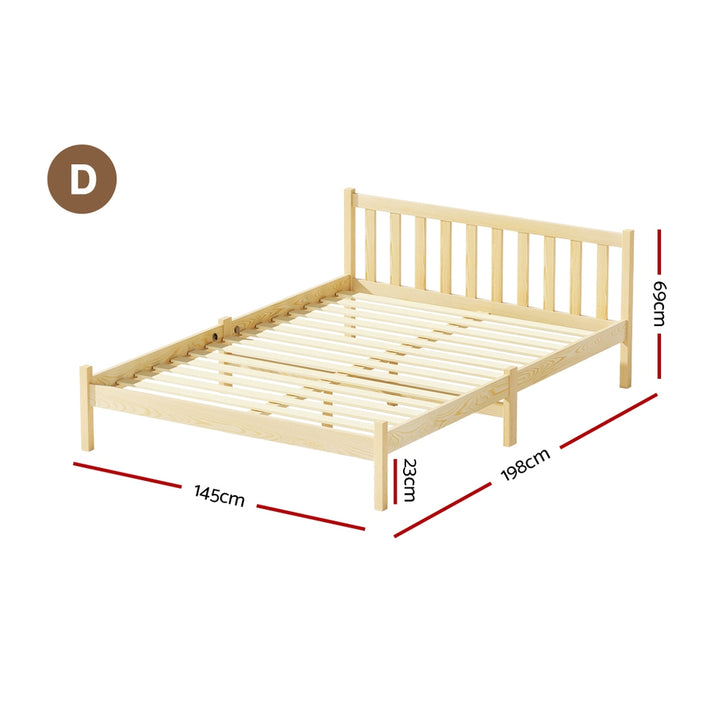 P&F BohoNest Sofie Bed Frame Double Size