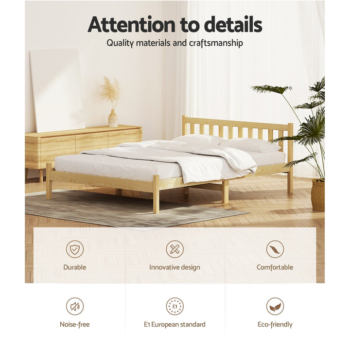 P&F BohoNest Sofie Bed Frame Double Size