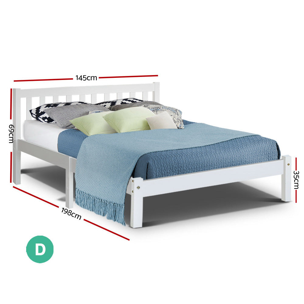 P&F DreamStyle Double Full Size Bed Frame