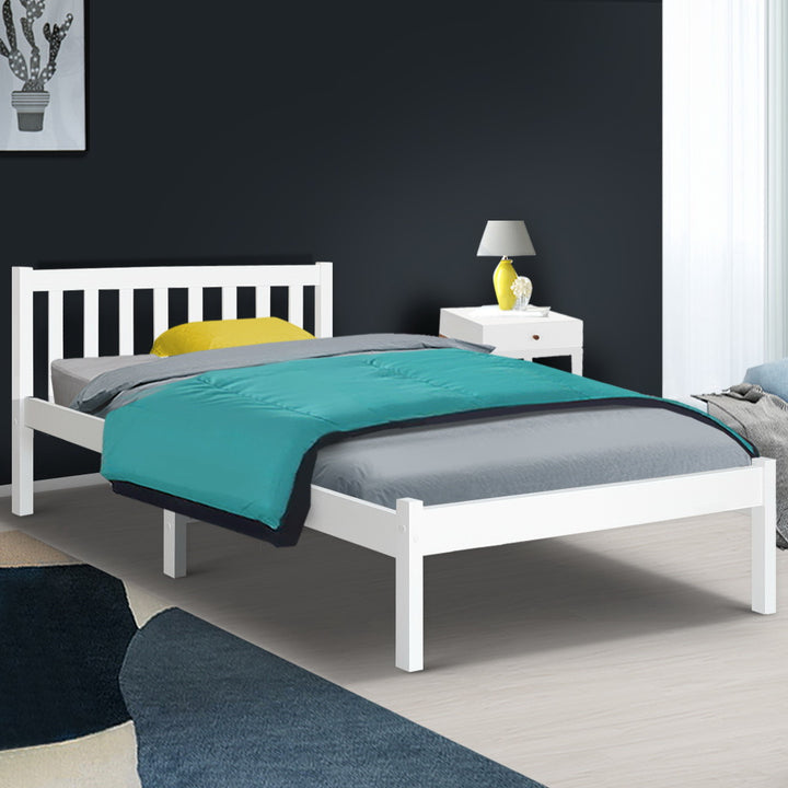 P&F DreamStyle Bed Frame King Single Wooden