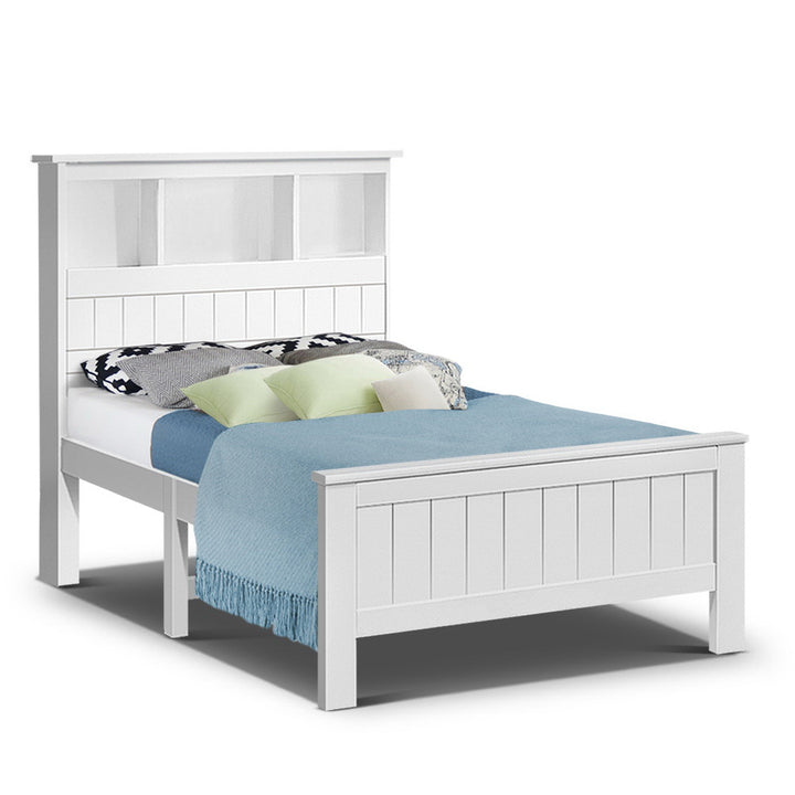 P&F SkyWay King Single Wooden Timber Bed Frame